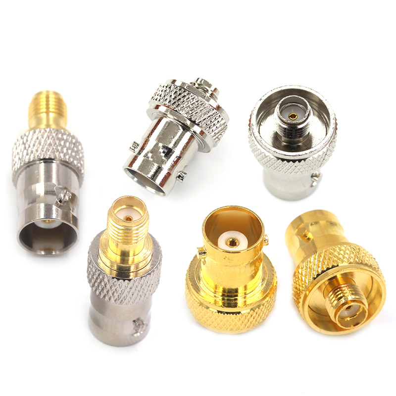 BNC转SMA射频转接器 BNC/SMA-KK Q9示波器母头转SMA同轴转换接头 TEJIATE/特加特
