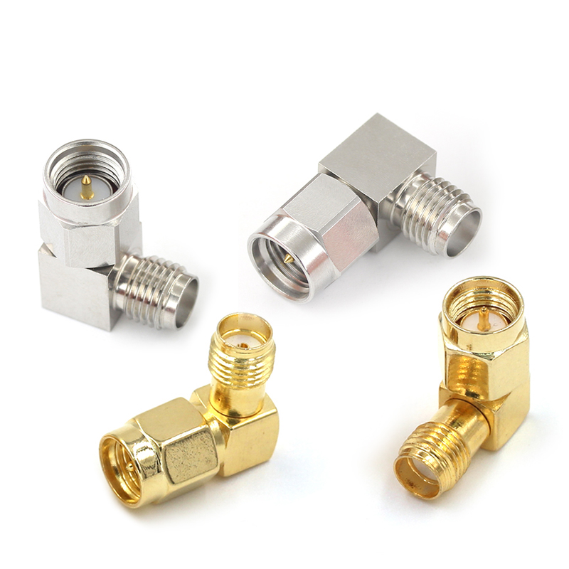 SMA射频转接头SMA-JKW-JWK SMA公转母头直角90度弯头连接器 0-18G TEJIATE/特加特