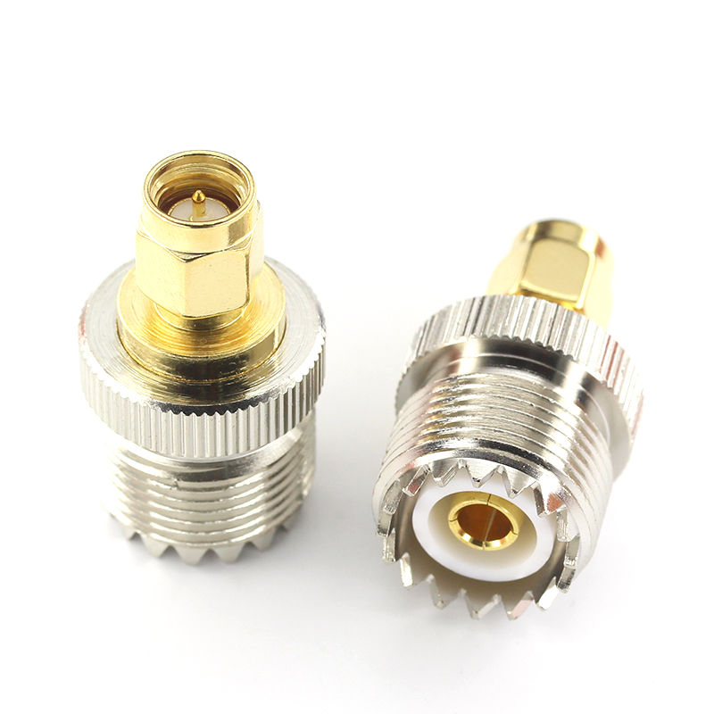 特加特 射频转接头 SL16/SMA-KJ UHF母头转SMA公 M座对讲机连接器 TEJIATE/特加特
