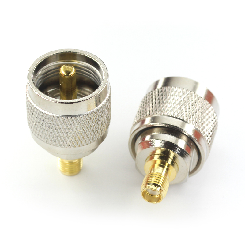 特加特 射频转接头 SL16/SMA-JK UHF公头转SMA母 M座对讲机连接器 TEJIATE/特加特
