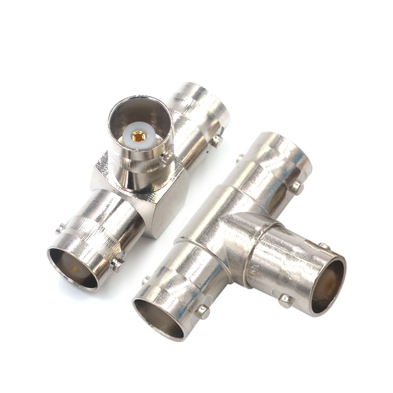 特加特 射频转接头 BNC-KKK BNC/Q9三通头 BNC三母头示波器一分二 TEJIATE/特加特