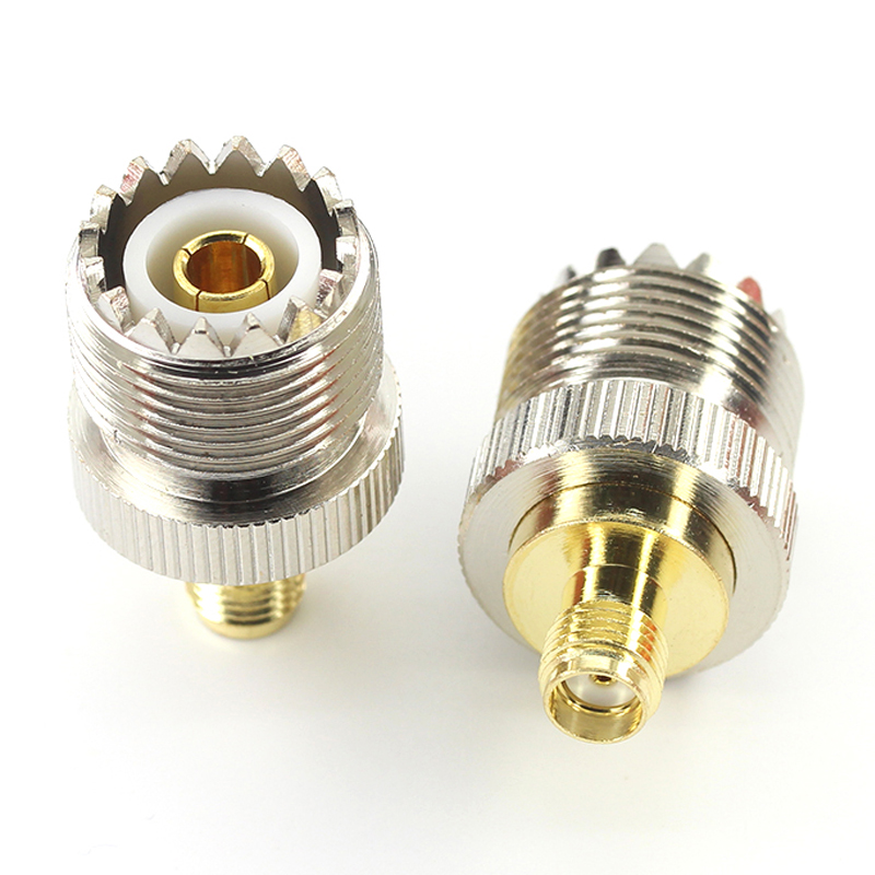 特加特 射频转接头 SL16/SMA-KK UHF母头转SMA母 M座对讲机连接器 TEJIATE/特加特