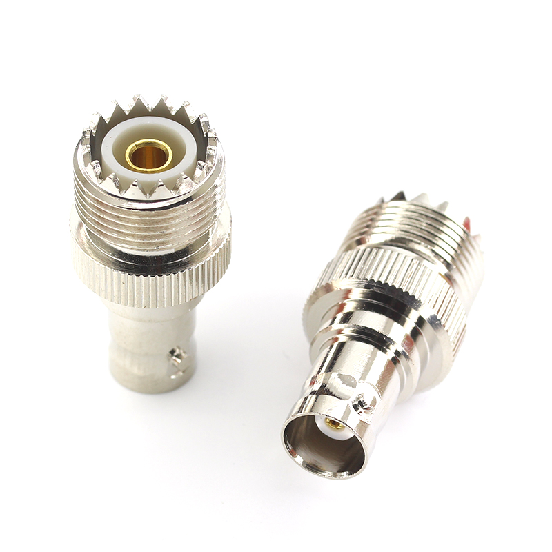特加特 射频转接头 UHF母头转BNC母头 UHF/BNC-KK SL16对讲机M座 TEJIATE/特加特