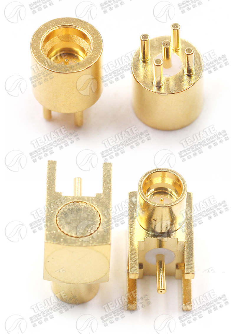 SMP-KE/KWHD射频连接器 SMP-JWE/JHD SMP-JE smp四脚焊接PCB座子