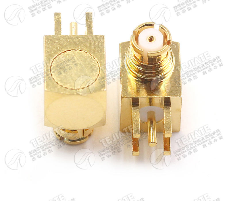 SMP-KE/KWHD射频连接器 SMP-JWE/JHD SMP-JE smp四脚焊接PCB座子