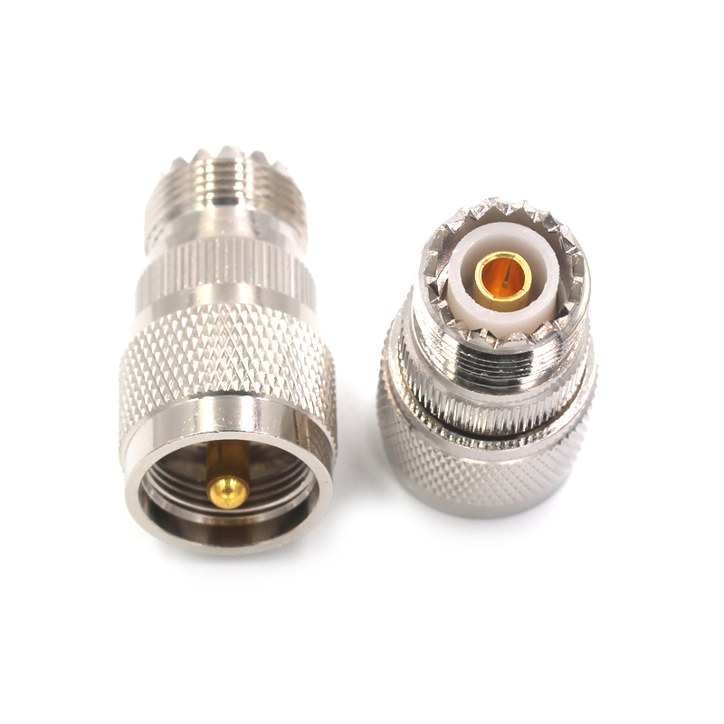 特加特 射频连接器 UHF-JK M-JK公头转母头直通头 SL16双通转接头 TEJIATE/特加特
