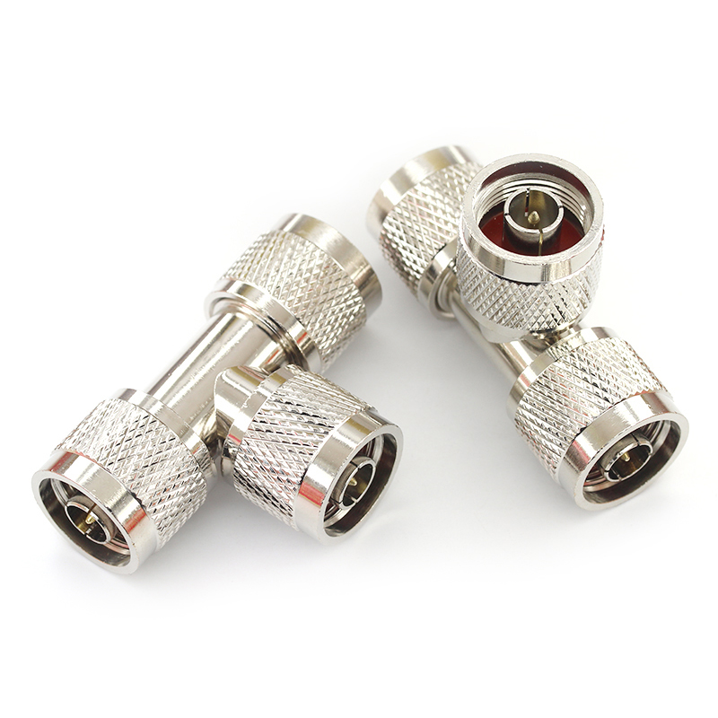 特加特 射频转接头 N-JJJ N型三通公头 L16公转公转公 同轴连接器 TEJIATE/特加特