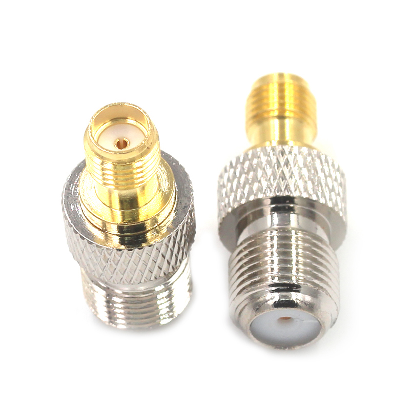特加特 射频转接头 SMA/F-KK SMA母头外螺内孔转F英制母头连接器 TEJIATE/特加特