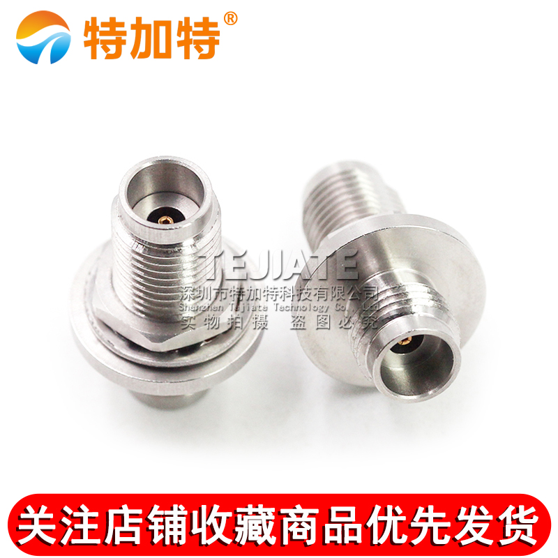 毫米波转接器 2.4-KYKG 双通2.4MM母转母带防水圈螺母穿墙 DC-50G TEJIATE/特加特