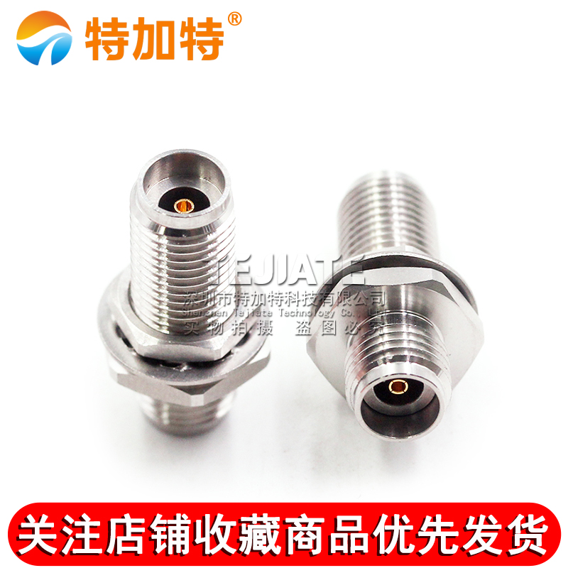 毫米波转接器 2.92-KYKG高频2.92MM母转母带防水圈螺母穿墙DC-50G TEJIATE/特加特