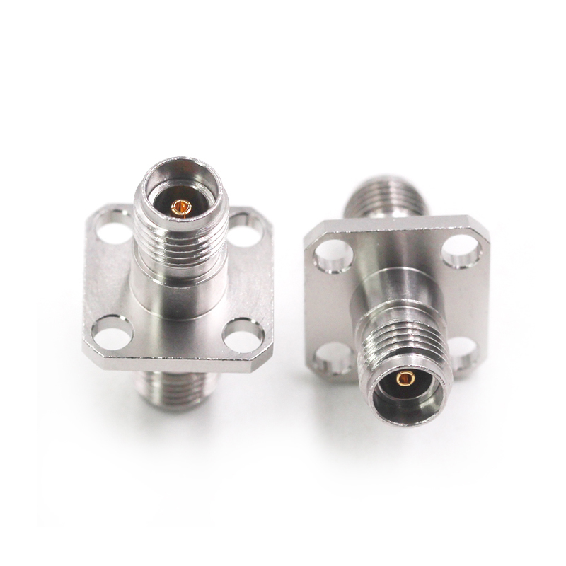 毫米波转接器 3.5-KFKG 四孔法兰固定测试头3.5MM母转母 DC-26.5G TEJIATE/特加特