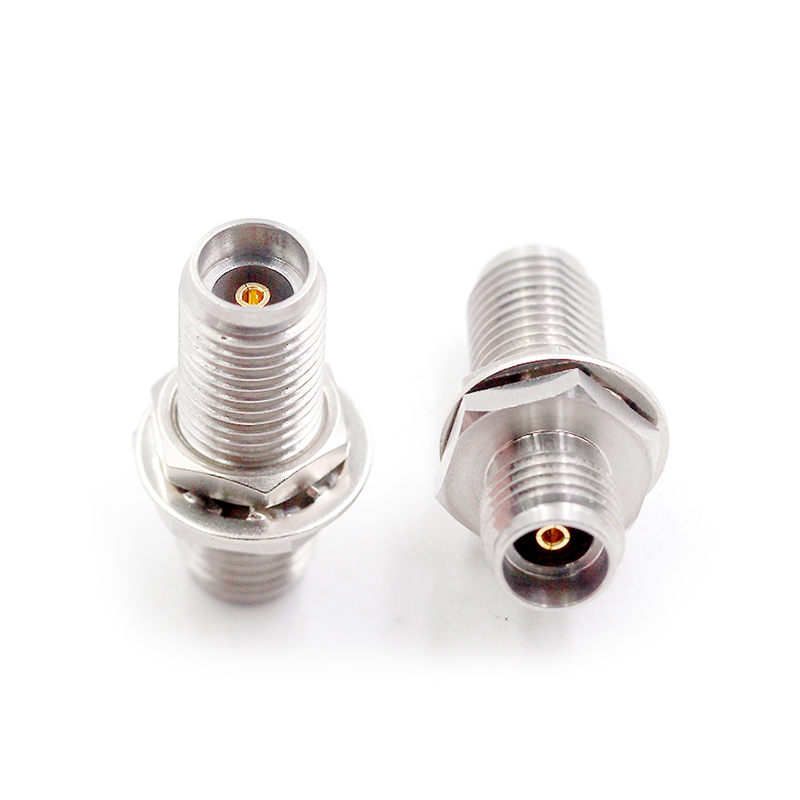 毫米波转接器 3.5-KYKG双通 3.5MM母转母带防水圈螺母穿墙 DC-40G TEJIATE/特加特