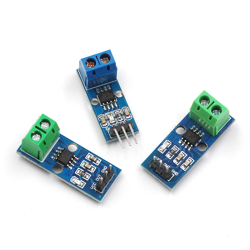 ACS712模块5A 20A 30A量程电流检测板ACS712-05B霍尔电流传感器 TEJIATE/特加特