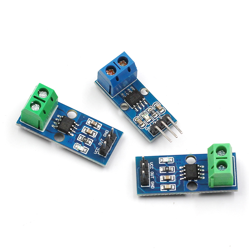 ACS712模块5A 20A 30A量程电流检测板ACS712-05B霍尔电流传感器 TEJIATE/特加特