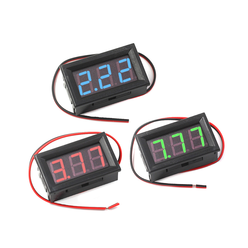 电压表头交流70V~500V二线LED数显两线数字电压表 AC220V市电380V TEJIATE/特加特
