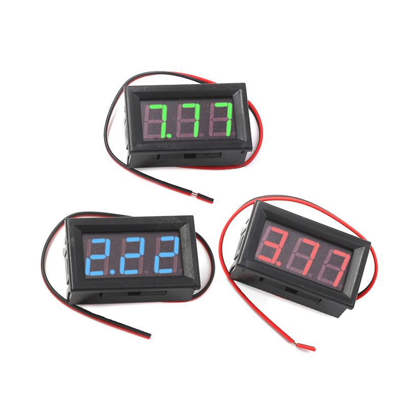 电压表头交流70V~500V二线LED数显两线数字电压表 AC220V市电380V TEJIATE/特加特