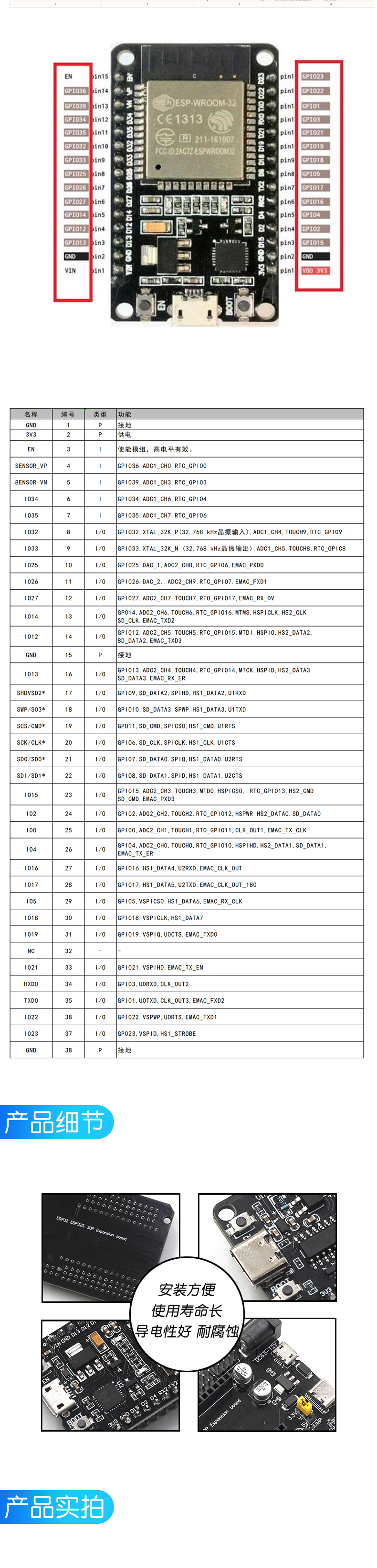 ESP8266串口wifi模块CH340/CP2102 NodeMCU Lua V3物联网开发板