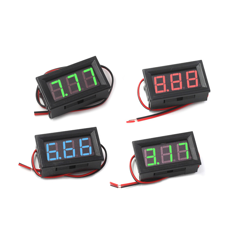 两二线电压表DC4.5V-120V直流数显表数字电压表头指示显示数码管 TEJIATE/特加特