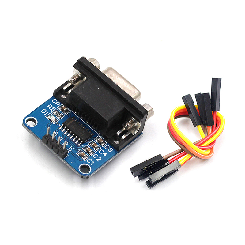 RS232转TTL模块2代 串口模块下载线小板刷机板MAX3232送4根杜邦线 TEJIATE/特加特