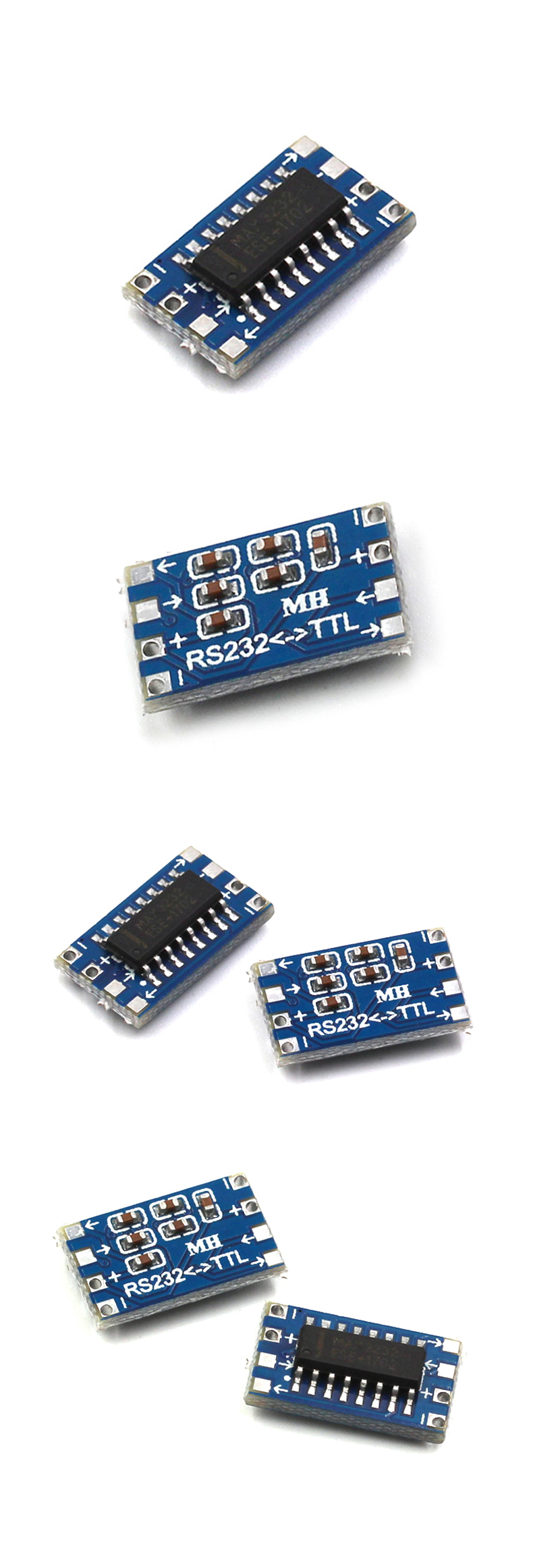 MAX3232电平转TTL电平转换板 mini RS232 MCU串口转换板模块