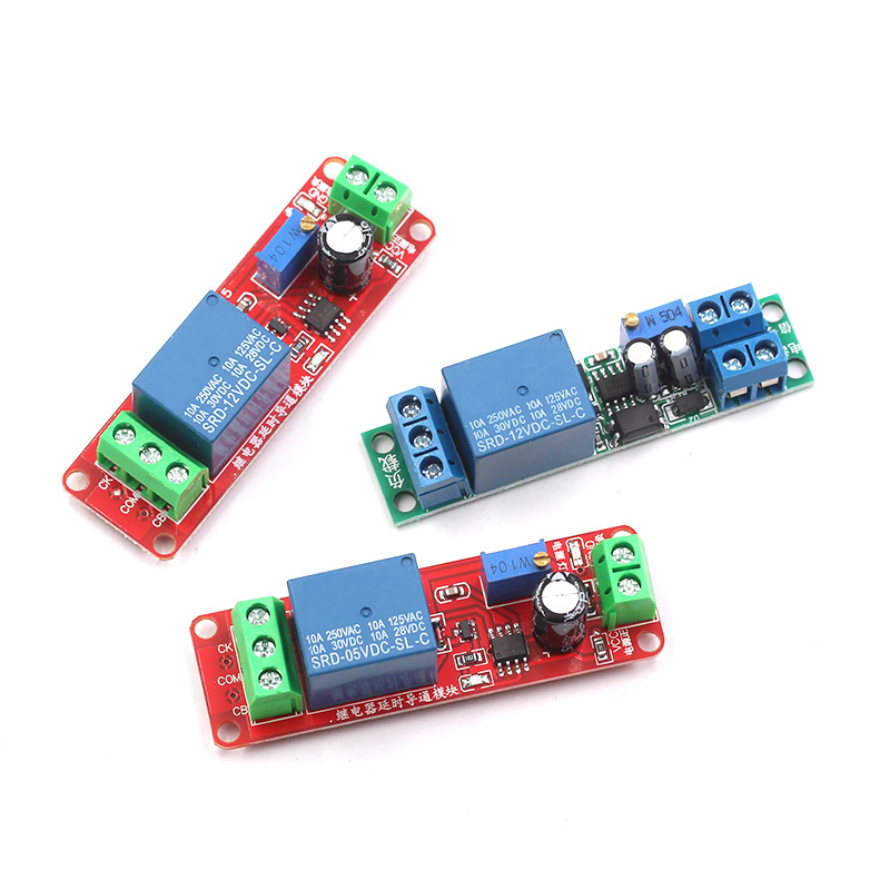 12V延时断开继电器模块 12V导通延时开关模块5V 延时可调(1-10秒) TEJIATE/特加特