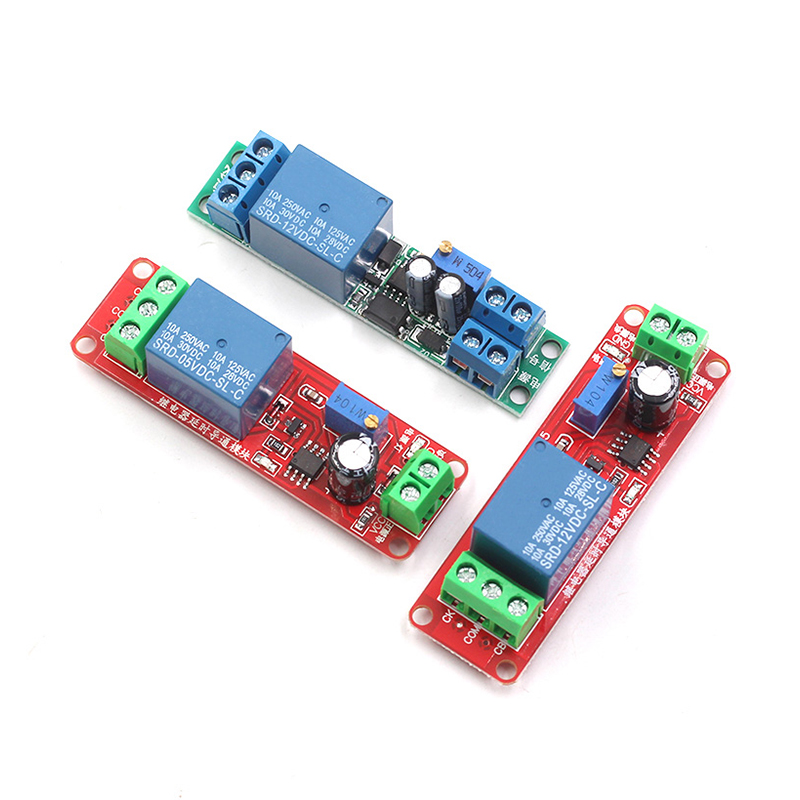 12V延时断开继电器模块 12V导通延时开关模块5V 延时可调(1-10秒) TEJIATE/特加特