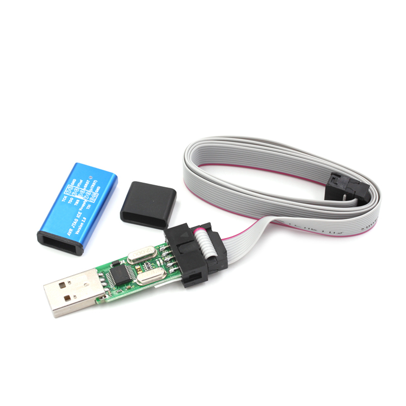 usb AVR JTAG ICE 仿真器 USB下载器 金属外壳+过流保护+宽电压 TEJIATE/特加特