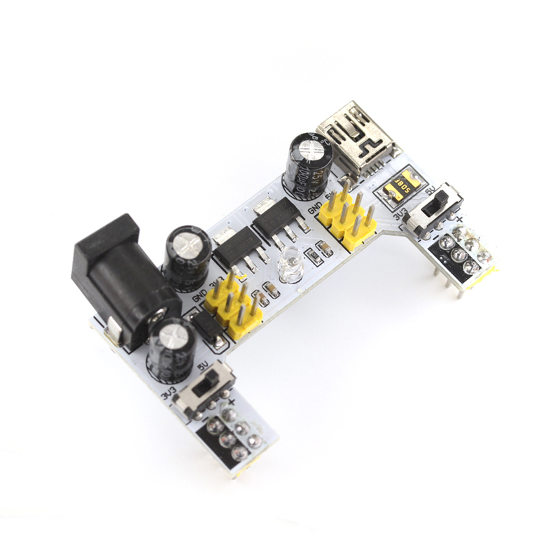 面包板电源模块2路面包板模块兼容5V/3.3V直流稳压模块电源模块 TEJIATE/特加特