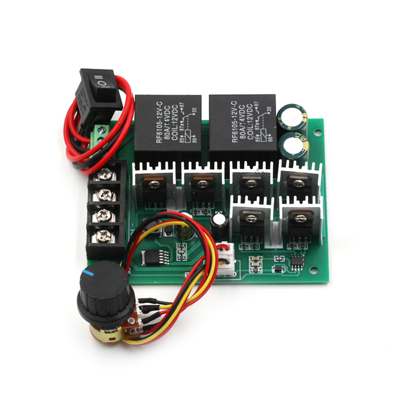 大功率40A正反转直流电机调速器 有刷电机马达控制器DC12V24V36V TEJIATE/特加特