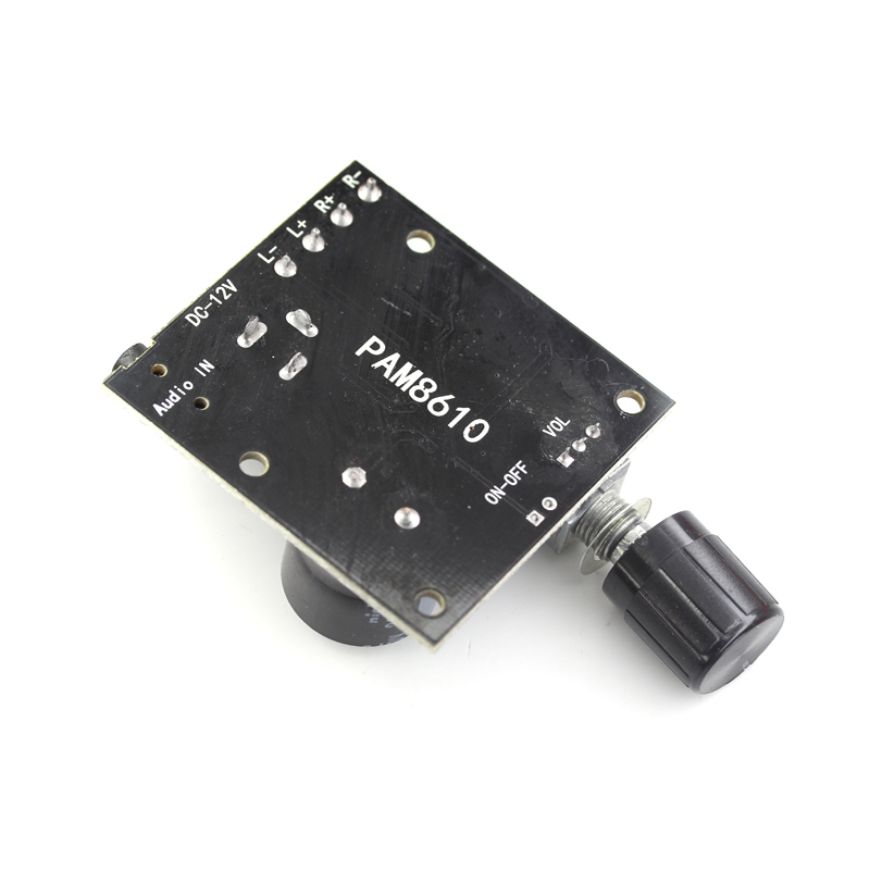 PAM8610 双声道12V高清功放板 纯数字功放 15W*2 大功率功放模块 TEJIATE/特加特