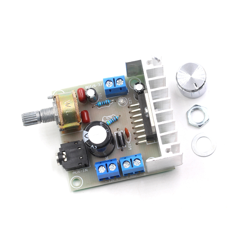 tda7297数字功放板模块 12V双声道无噪音 音箱音响电路板功放主板 TEJIATE/特加特
