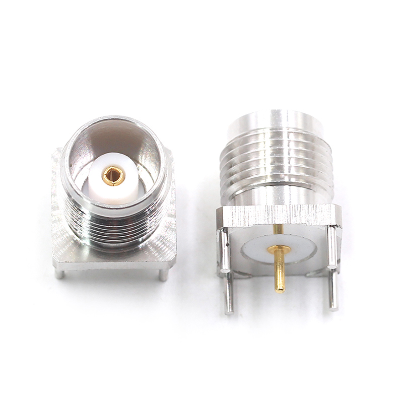 TNC-KE TNC-50KHD 立式50欧 全铜TNC焊PCB面板插座 TNC面板连接器 TEJIATE/特加特