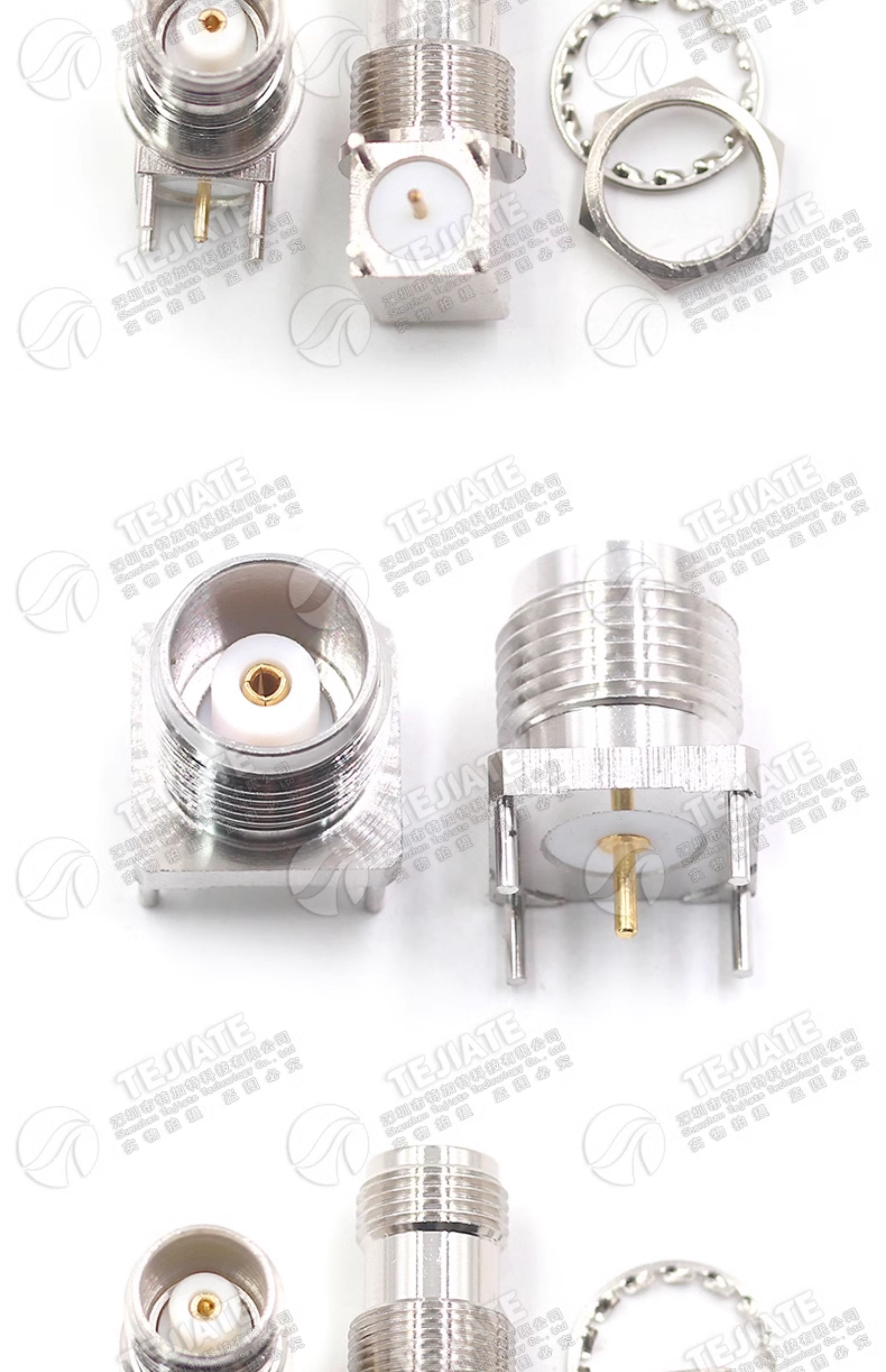 TNC-KYWE TNC-KE焊PCB板立式弯头母座 TNC-KYE TNC-50KHD