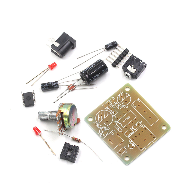 LM386迷你功放板 低功耗3~12V 性价比优于TDA2030 DIY套件 TEJIATE/特加特