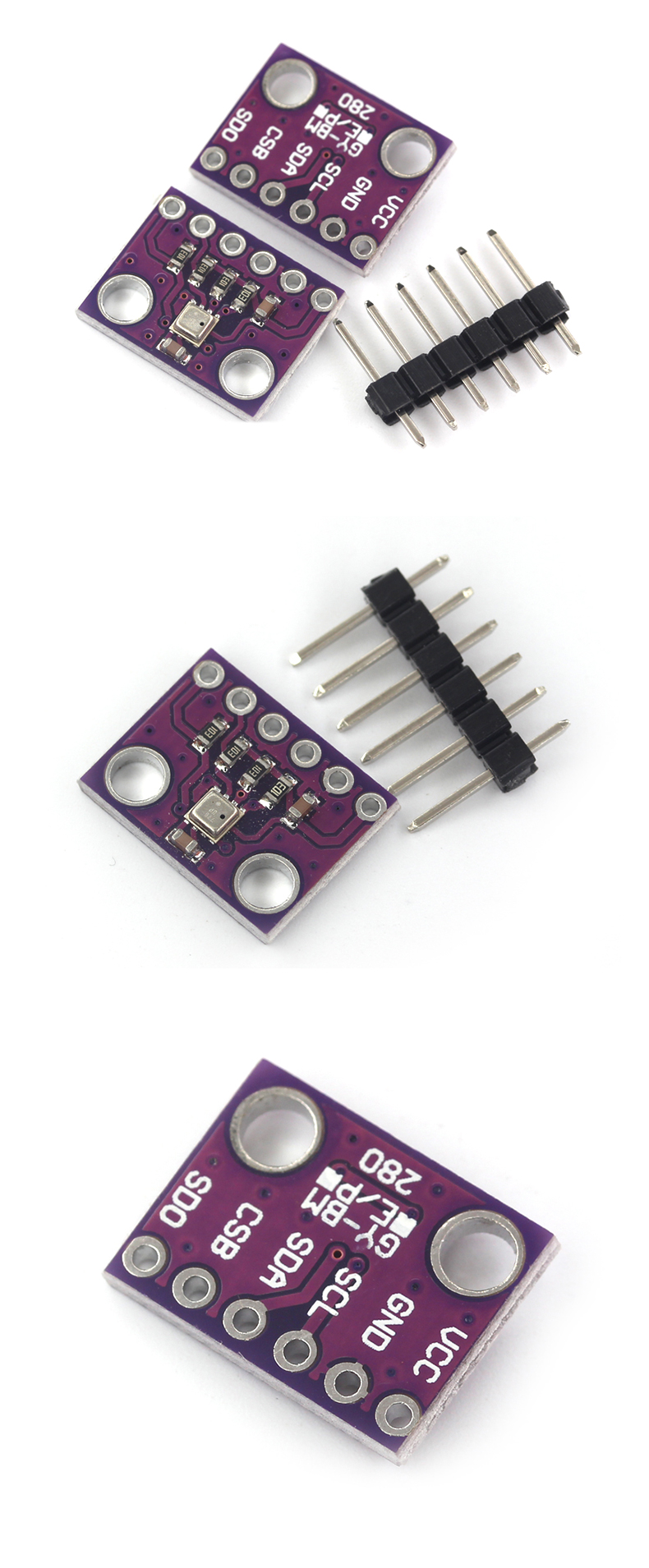 GY-BME280-3.3V 5V 精度大气压强传感器模块 高度计传感器模块