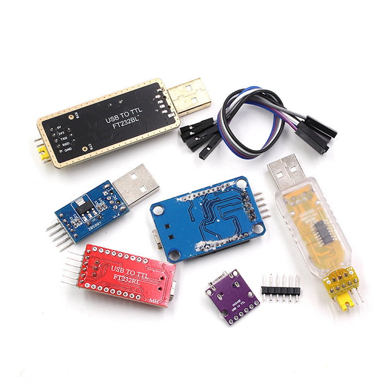 usb转ttl usb转串口下载线ch340g模块rs232升级板刷机线板PL2303 TEJIATE/特加特