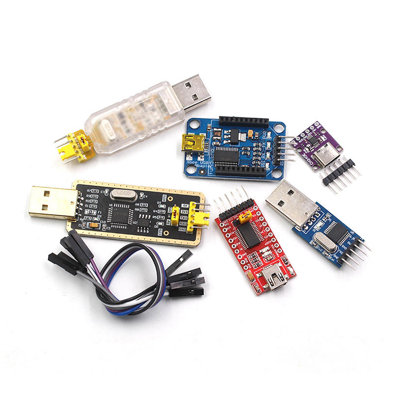 usb转ttl usb转串口下载线ch340g模块rs232升级板刷机线板PL2303 TEJIATE/特加特
