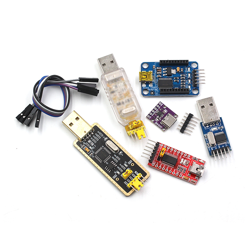 usb转ttl usb转串口下载线ch340g模块rs232升级板刷机线板PL2303 TEJIATE/特加特