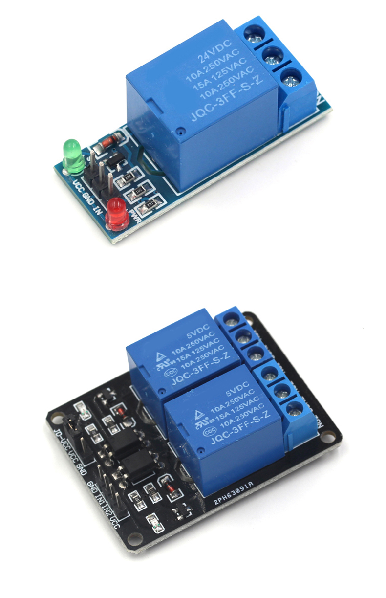 12348路5v12v24v继电器模块带光耦隔离 低电平 3.3v5v12v控制信号