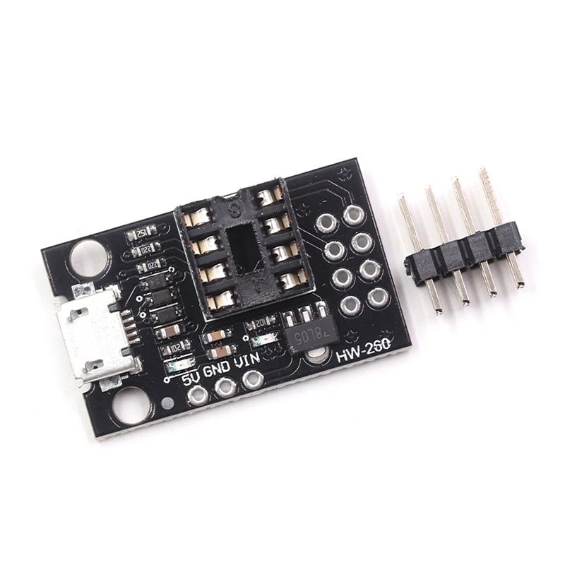 T42 ATtiny13A/ATtiny25 /ATtiny45/ATtiny85 可插开发编程板 TEJIATE/特加特