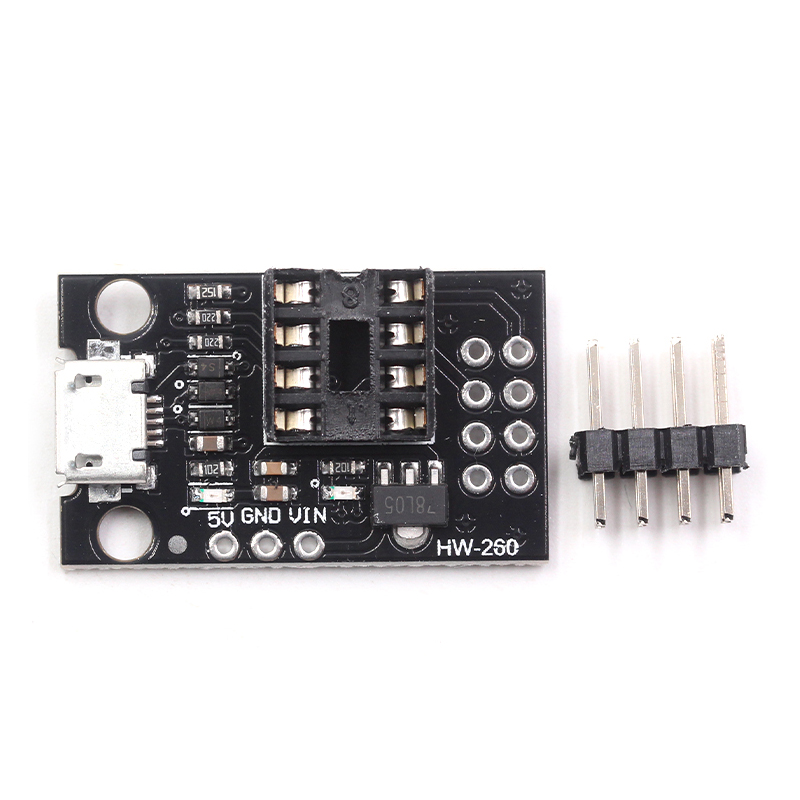 T42 ATtiny13A/ATtiny25 /ATtiny45/ATtiny85 可插开发编程板 TEJIATE/特加特