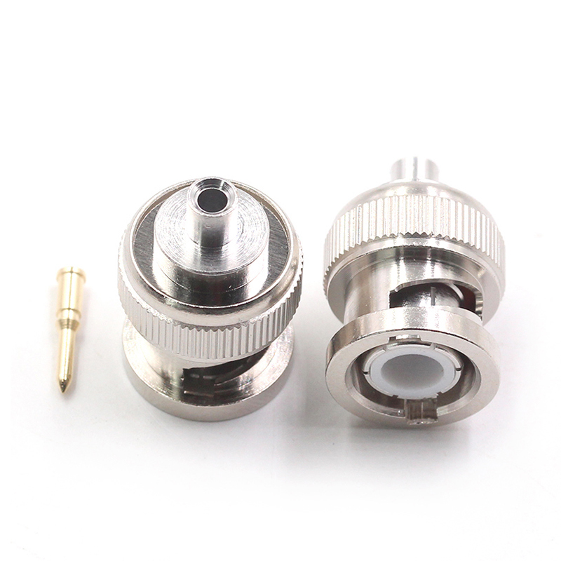 BNC-JB2 BNC-J接线公头Q9连接器 匹配RG405/086半柔半钢等线缆 TEJIATE/特加特