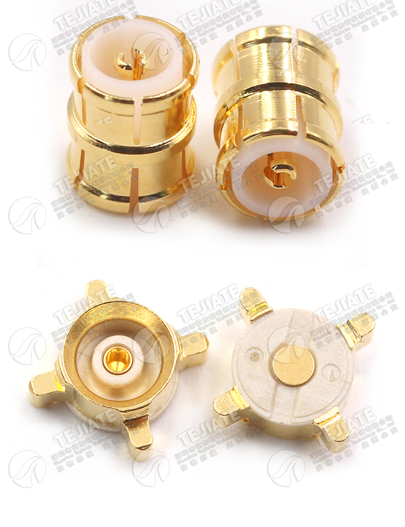 MMBX-JJ 双通接头 MMBX射频连接器 MMBX-KHD四脚焊PCB板高频座子