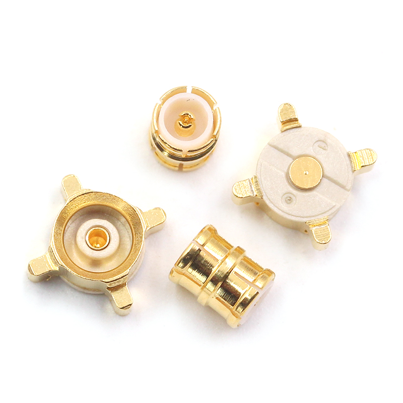 MMBX-JJ 双通接头 MMBX射频连接器 MMBX-KHD四脚焊PCB板高频座子 TEJIATE/特加特