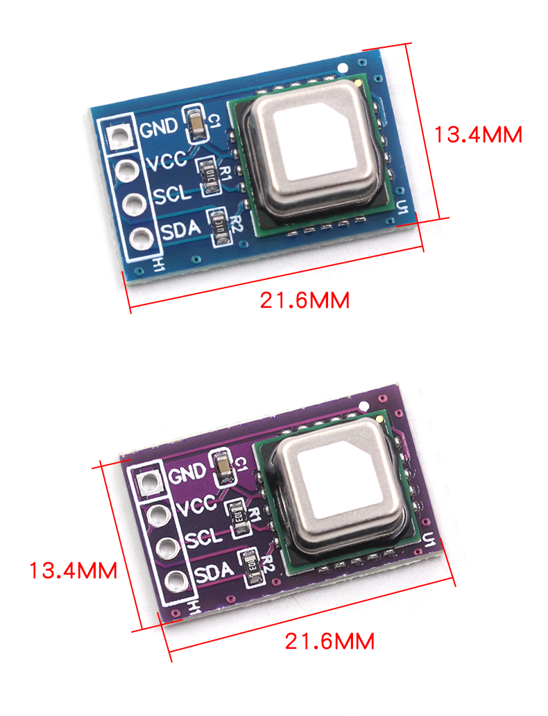 SCD40 SCD41气体传感器模块检测CO2二氧化碳 温湿度二合一I2C通讯