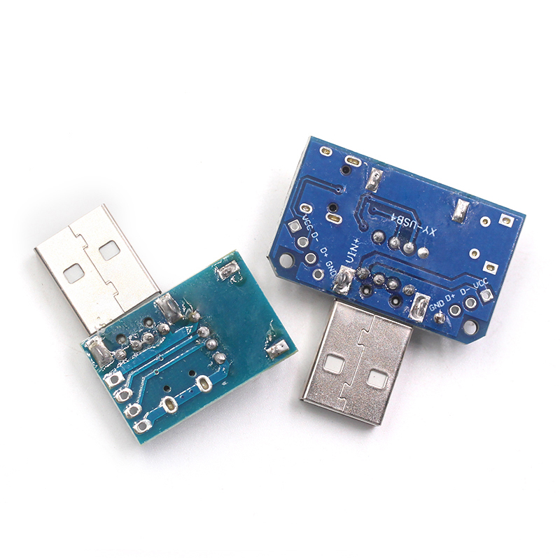 USB转接板 公头转母头转 microUSB转header/Type-C 4P 2.54mm直插 TEJIATE/特加特