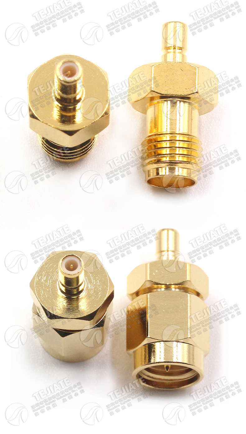 SMA转SSMB公头 SMA/SSMB-JJ-KJ转接头 SSMB转接器6GHZ镀金测试头