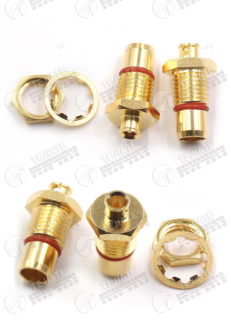 BMA-JYB2 BMA公头焊接半柔半钢RG405/086线缆 BMA接头连接器
