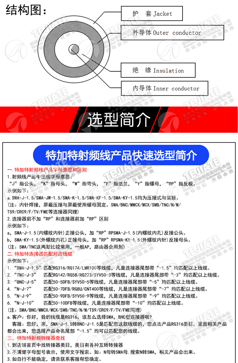 086/RG405半柔连接线 BNC/SSMC-JK SMA转SSMC-JKW SSMC射频转接线