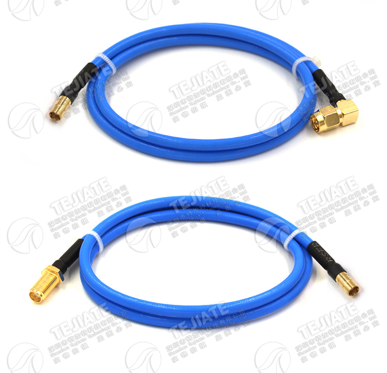 RG402/141半柔射频线 SMA-J转MCX-K公转母转接线 SMA/MCX-JK